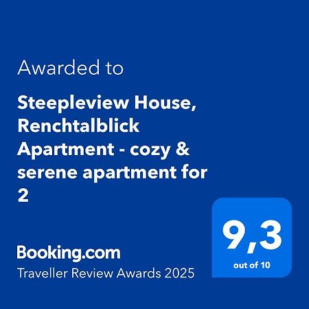 Steepleview House, Renchtalblick Apartment - Cozy & Serene Apartment For 2 Bad Peterstal-Griesbach Zewnętrze zdjęcie